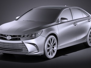 Toyota Camry LE 2017 Model 3D