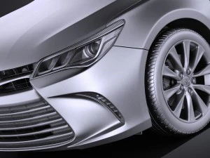 Toyota Camry LE 2017 3D Model