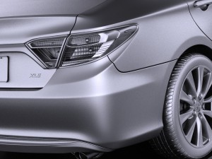 Toyota Camry LE 2017 Model 3D