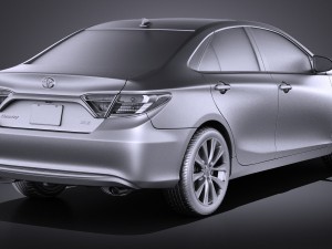 Toyota Camry LE 2017 Model 3D