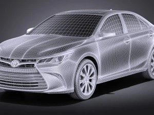 Toyota Camry LE 2017 3D Model