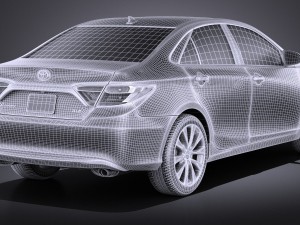 Toyota Camry LE 2017 Model 3D