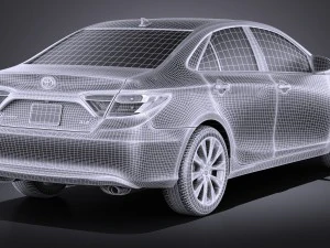 Toyota Camry LE 2017 3D Model