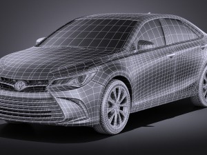 Toyota Camry LE 2017 Model 3D