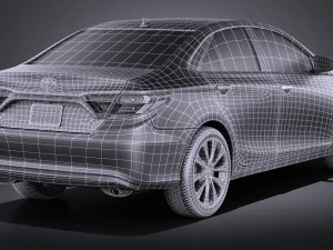 Toyota Camry LE 2017 3D Model