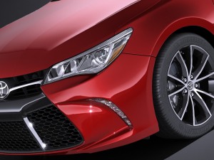 Toyota Camry XSE 2017 Model 3D