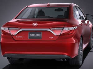 Toyota Camry XSE 2017 Model 3D