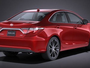 Toyota Camry XSE 2017 Model 3D
