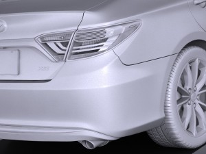 Toyota Camry XSE 2017 Model 3D