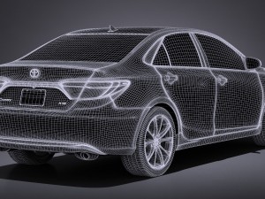 Toyota Camry XSE 2017 Model 3D