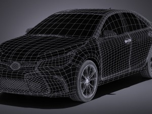 Toyota Camry XSE 2017 Model 3D