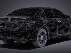 Toyota Camry XSE 2017 Model 3D