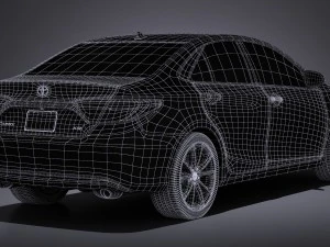 Toyota Camry XSE 2017 3D Model