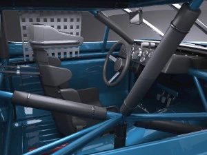 Plymouth Roadrunner Nascar Richard Petty 1971 3D Model