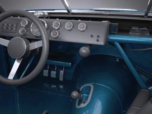 Plymouth Roadrunner Nascar Richard Petty 1971 3D Model