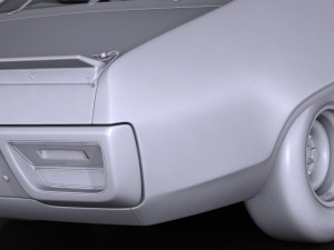 Plymouth Roadrunner Nascar Richard Petty 1971 Modèle 3D