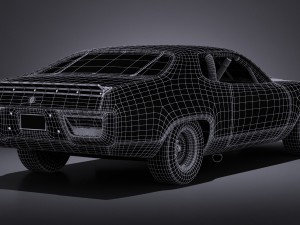 Plymouth Roadrunner Nascar Richard Petty 1971 Modèle 3D