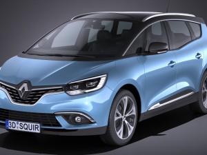 Renault Grand Scenic 2017 3D Model
