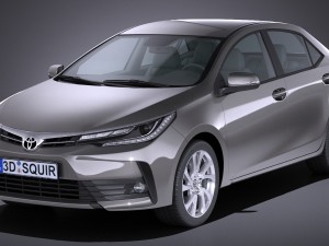 Toyota Corolla 2017 Modèle 3D