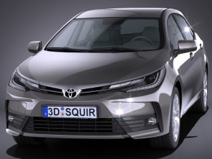 Toyota Corolla 2017 Modelo 3D