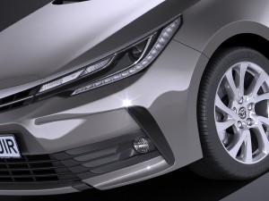 Toyota Corolla 2017 Modelo 3D