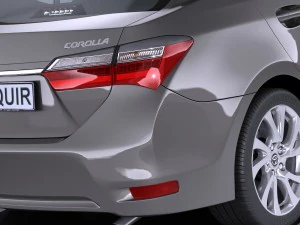 Toyota Corolla 2017 3D Model
