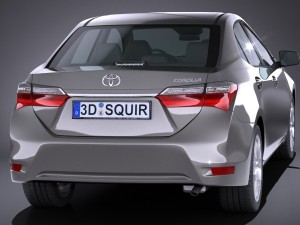 Toyota Corolla 2017 Modelo 3D