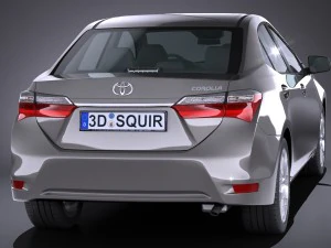 Toyota Corolla 2017 3D Model