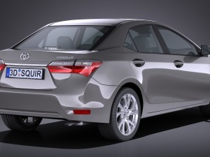 Toyota Corolla 2017 Modelo 3D