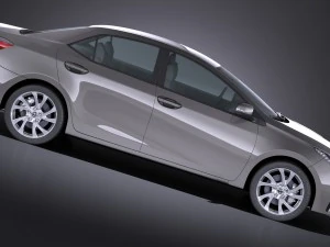 Toyota Corolla 2017 3D Model
