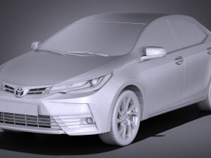 Toyota Corolla 2017 Modelo 3D