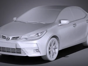 Toyota Corolla 2017 3D Model