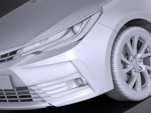 Toyota Corolla 2017 3D Model