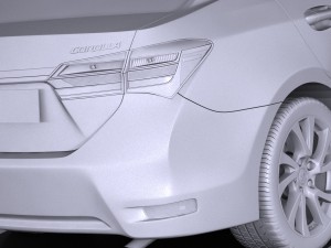 Toyota Corolla 2017 Modelo 3D