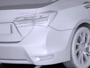 Toyota Corolla 2017 3D Model