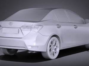 Toyota Corolla 2017 Modelo 3D