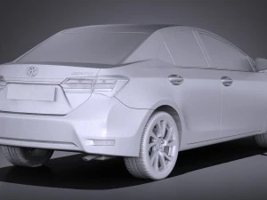 Toyota Corolla 2017 3D Model