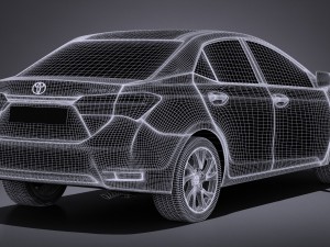 Toyota Corolla 2017 Modelo 3D