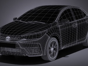 Toyota Corolla 2017 Modelo 3D