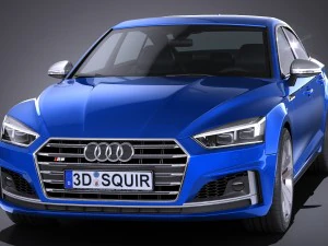 Audi S5 Sportback 2017 3D Model