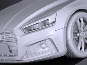Audi S5 Sportback 2017 3D Model