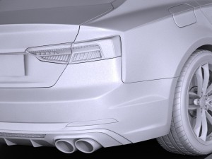 Audi S5 Sportback 2017 3D Model