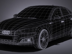 Audi S5 Sportback 2017 3D Model