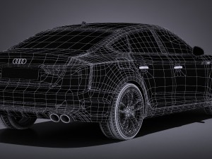 Audi S5 Sportback 2017 3D Model