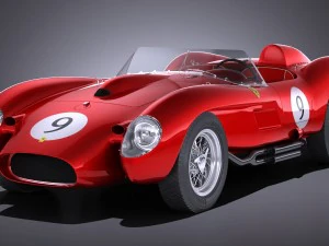Ferrari 250 Testa Rossa 1957-1958 Modèle 3D