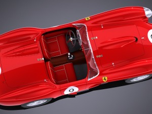 Ferrari 250 Testa Rossa 1957-1958 Modelo 3D