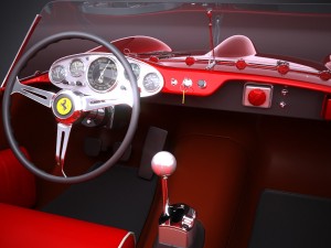 Ferrari 250 Testa Rossa 1957-1958 Modelo 3D