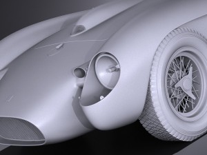 Ferrari 250 Testa Rossa 1957-1958 Modelo 3D