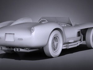 Ferrari 250 Testa Rossa 1957-1958 Modelo 3D