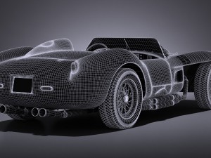 Ferrari 250 Testa Rossa 1957-1958 Modelo 3D